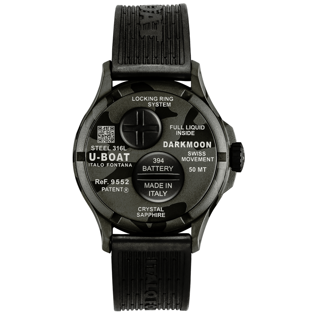 U-Boat Men’s Watch 40mm Darkmoon Oil Immersion Black Camouflage