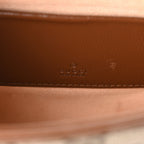 GG Supreme Monogram Azalea Calfskin Web Mini Jackie 1961 Hobo Beige Ebony Brown Sugar