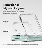 Entronix Case Compatible with Galaxy Z Flip 7 - [Hard Back] Clear Cover