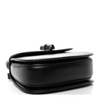 Boarded Dyana Lux Calfskin Web Monochrome Mini Bamboo 1947 Top Handle Bag Black