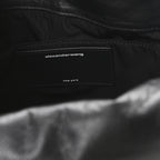 Lambskin Small Ryan Puffer Bag Black