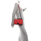 Lambskin Quilted Medium Boy Flap Red