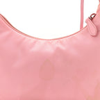 Tessuto Nylon Saffiano Mini Re-Edition 2000 Bag Rosa