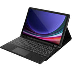 SAHARA - Navigation Series Keyboard Case with TrackPad for Samsung Galaxy Tab S10 FE, Tab S9 and Tab S9 FE - Black