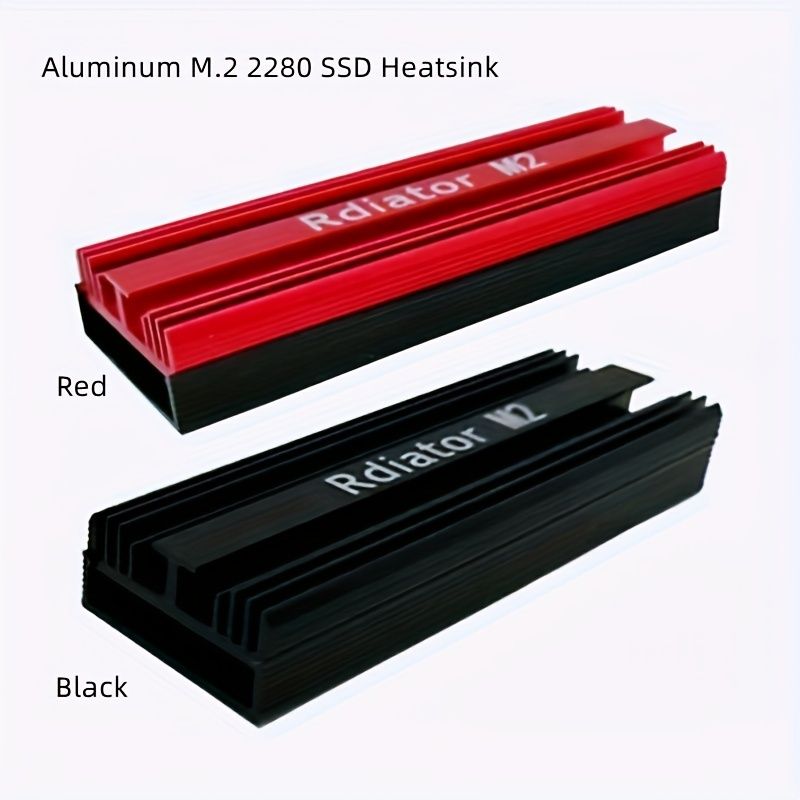 M.2 SSD NVMe 2280 Heat Sink Aluminum With Thermal Pad