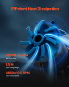 CPU Liquid Cooler AIO CPU Water Cooler with ARGB Light & 3 PWN Fans(120mm)