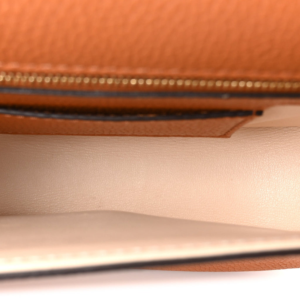 Grained Calfskin LV Pont 9 Soft MM Golden Siena