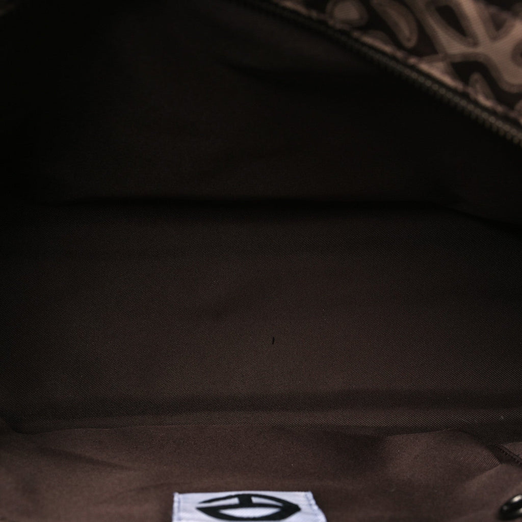 Monogram Jacquard Medium Shopping Bag Chocolate