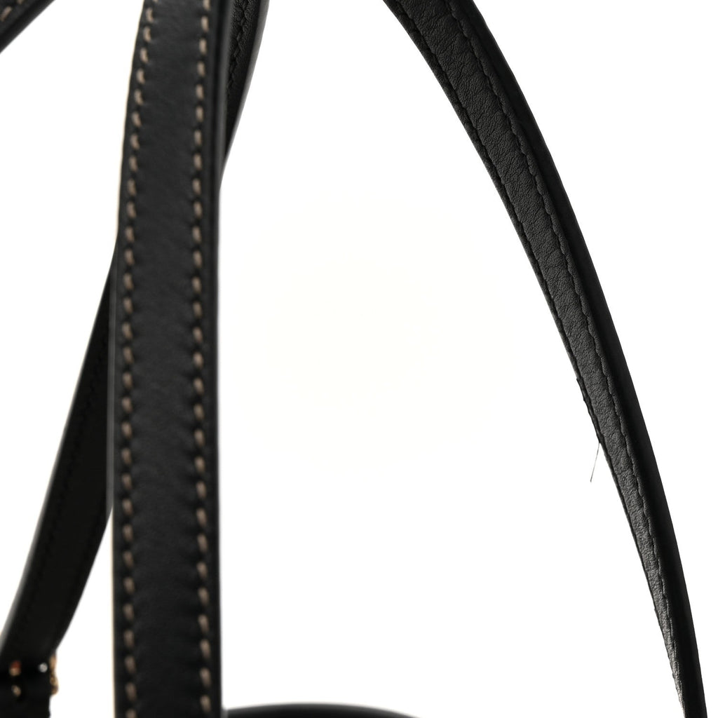 GG Supreme Monogram Emblem Small Tote Bag Beige Black