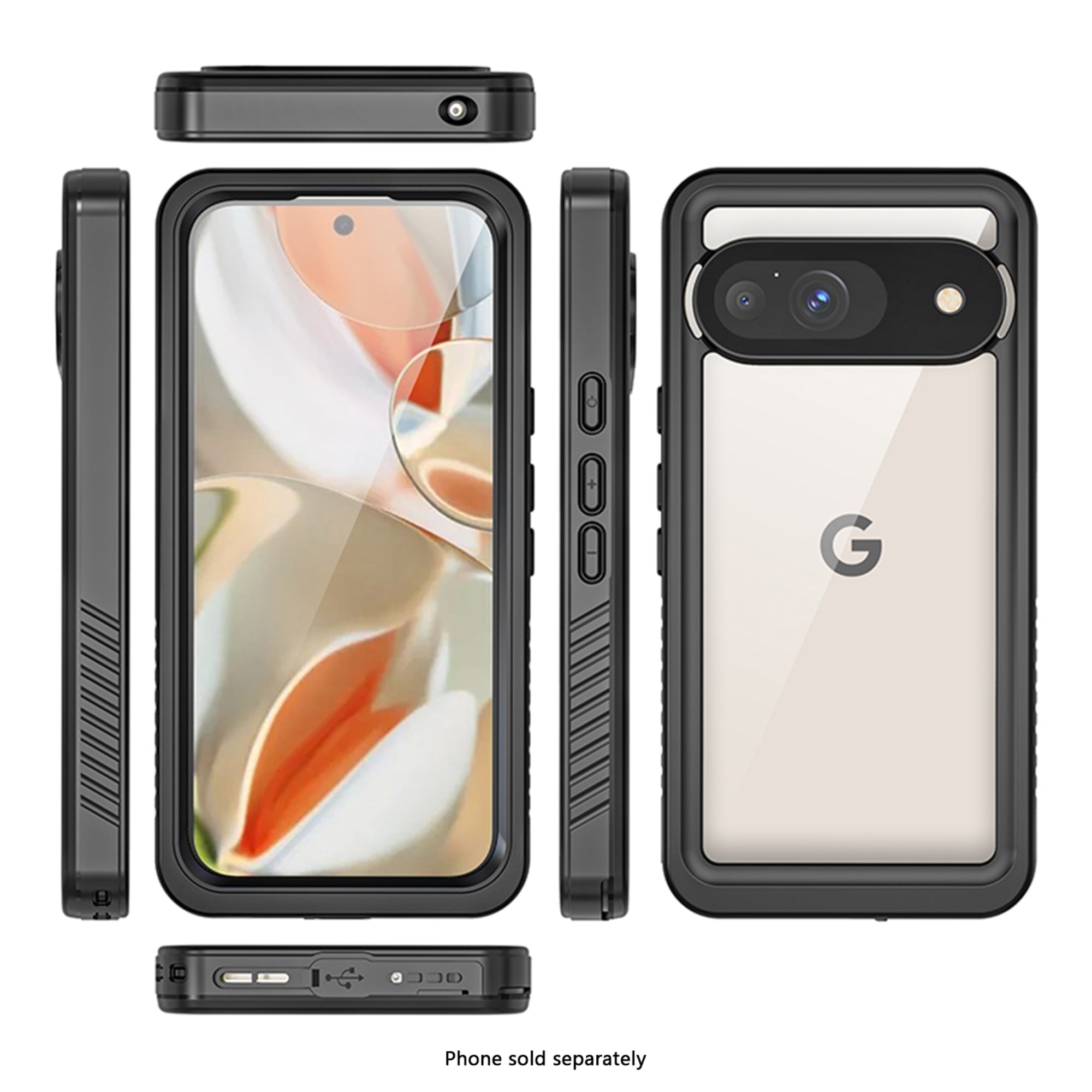 SAHARA - Oasis Series Waterproof Clear Back Case - Google Pixel 9