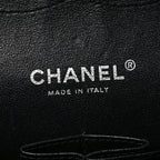 Lambskin Quilted Jumbo Double Flap So Black