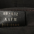 Vitello Soft F is Fendi Bi-Color FF 1974 Embossed Envelope Wallet On Chain with Pouches Maya Black