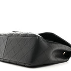 Caviar Quilted Jumbo Single Flap Black