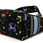Canvas Pixel Zodiac Embroidered Medium Lady D-Lite Nero Multicolor