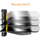 Tempered Glass Single Stud 22 Pound Shelf Wall Mount