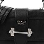 Glace Calf Soft Cahier Bag Black Astrale