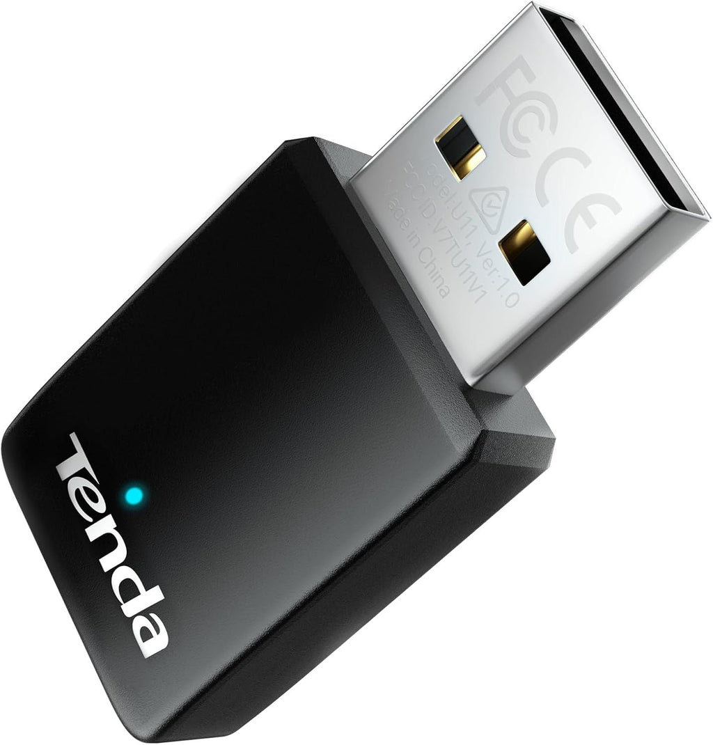 WiFi Adapter for Desktop PC, AX900 USB WiFi Adapter with Dual Band 600Mbps 5GHz/ 286Mbps 2.4GHz, Built-in Driver for Windows 11/10/7, USB WiFi Dongle