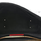 Lambskin VLTN Print Candystud Top Handle Bag Black