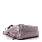 Iridescent Calfskin Quilted Ground Control Backpack Pink