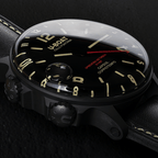 U-Boat Men's Watch Capsoil Doppiotempo 55mm DLC Black Rehaut