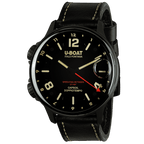 U-Boat Men's Watch Capsoil Doppiotempo 55mm DLC Black Rehaut