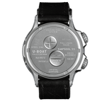 U-Boat Men's Watch Capsoil Doppiotempo 55mm Silver Beige Rehaut