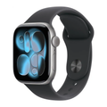 Apple Watch Series 11 42mm GPS Space Gray Case w Black Sport Band M/L MEQX4LW/A