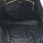 Lambskin Quilted Maxi Icare Shopping Tote Black