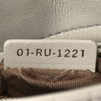 Lambskin Cannage Mini Lady Dior White