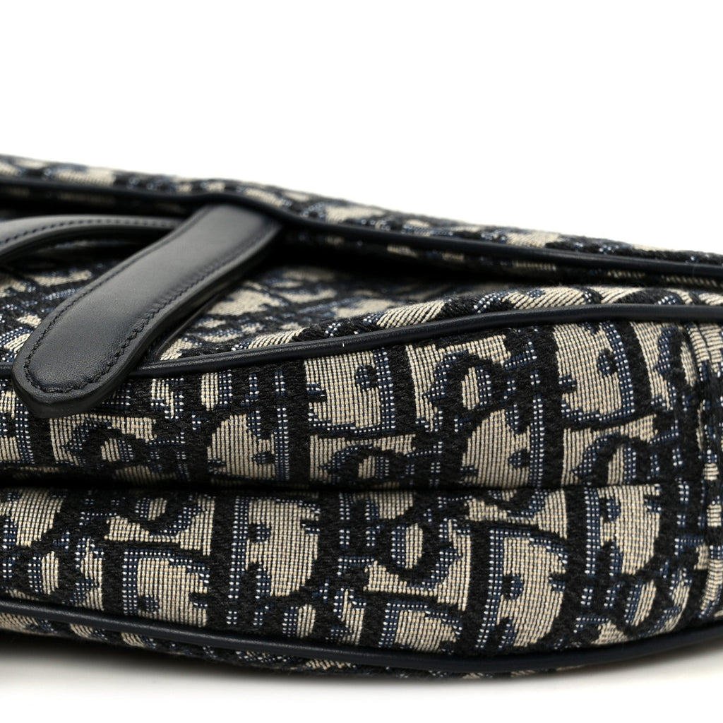 Oblique Saddle Bag Blue