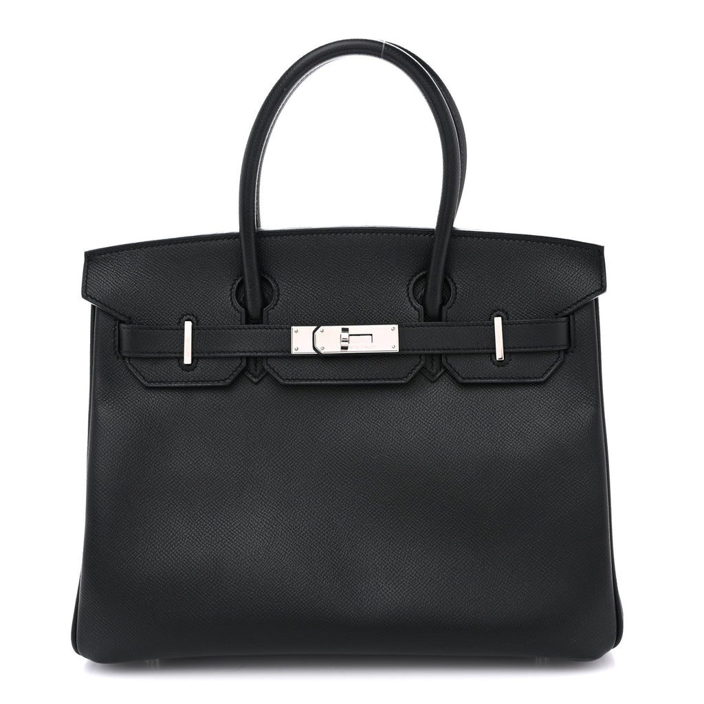 Epsom Birkin 30 Black
