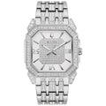 Bulova Crystal Men's Octava Silver Watch