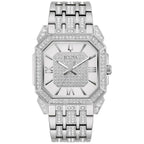 Bulova Crystal Men's Octava Silver Watch