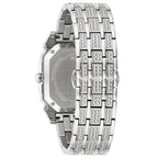 Bulova Crystal Men's Octava Silver Watch