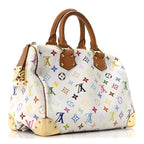 Monogram Multicolor Speedy 30 White