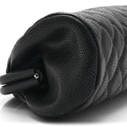 Caviar Quilted Timeless Clutch Black