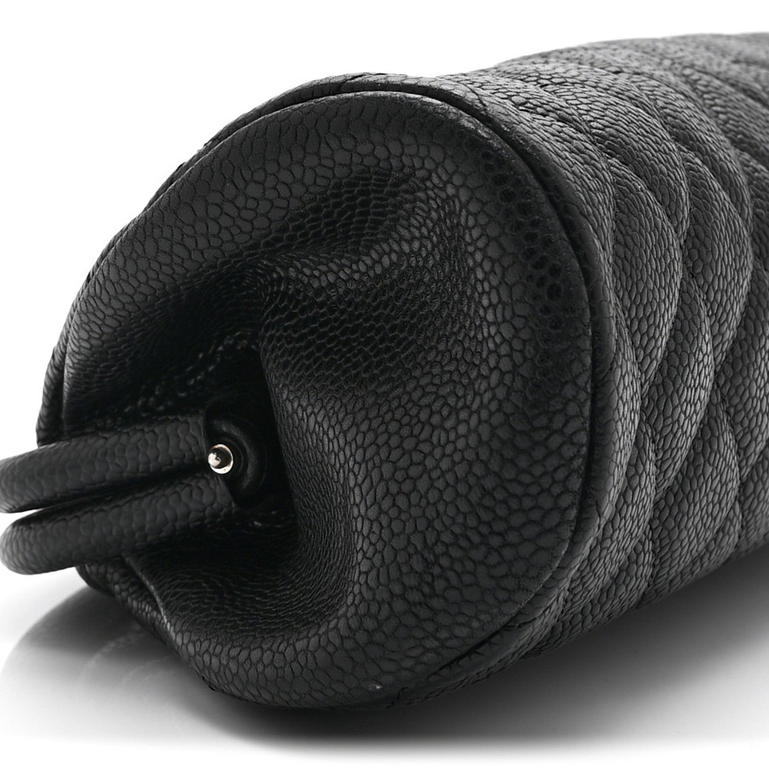 Caviar Quilted Timeless Clutch Black
