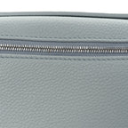 Grained Calfskin Extra Pocket Mini Pouch Minty Breeze
