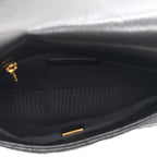 Caviar Quilted Mini CC You Flap Black
