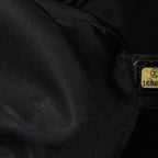 Coated Canvas Quilted Large Paris Biarritz Tote Black