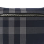 House Check Sonny Bum Bag Navy Grey