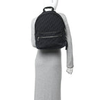 Oblique Calfskin Rider Backpack Black