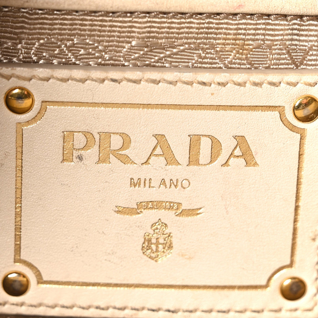 Jacquard Logo Shoulder Bag Corda Cera