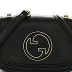 Calfskin Blondie Small Shoulder Bag Black