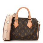 Monogram Speedy Bandouliere 20 Beige