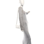 Naplak Patent Calfskin Monochrome Small Loubi54 Shoulder Bag White