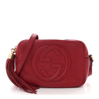 Pebbled Calfskin Small Soho Disco Bag Tabasco Red