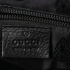 Guccissima Flat Messenger Bag Black
