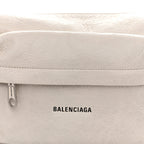 Arena Lambskin Raver Shoulder Bag Nacre