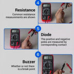Digital Multimeter AC DC Voltmeter Ammeter Ohmmeter Volt Checker Meter XL830L USA